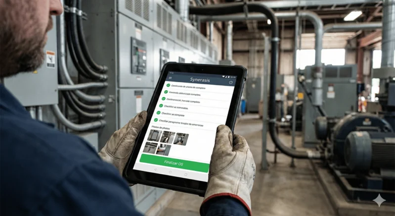 Aplicativo Android para técnico em campo Synerasis